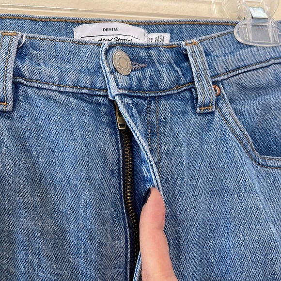 & Other Stories Mood Cut High Waisted Flare Jeans Sz 28 - Picture 3 of 7